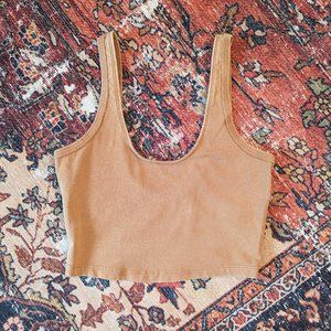 💗NWT Free People FP Movement Hot Shot Cami in Toasted Coconut